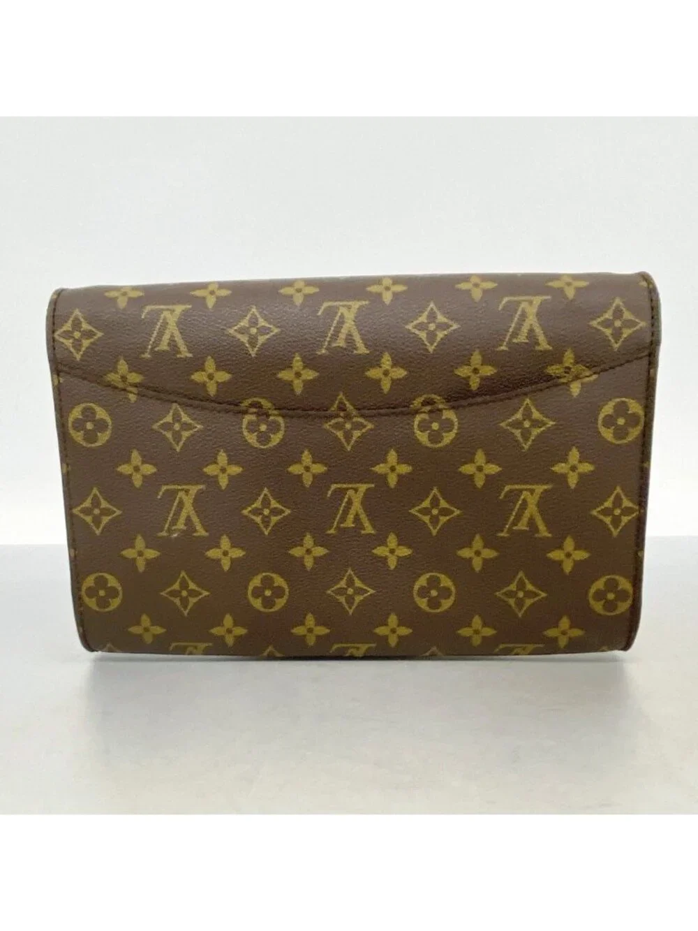 Louis Vuitton Clutch Monogram Bordeaux Brown